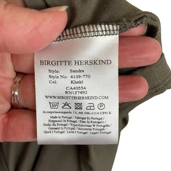 Birgitte Herskind  Sandra Mini Dress in Khaki - Picture 9 of 12
